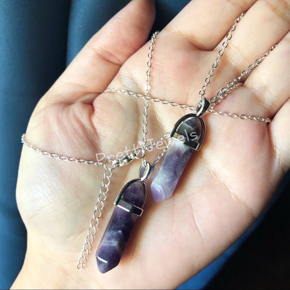 Amethyst Gemstone Necklace x1